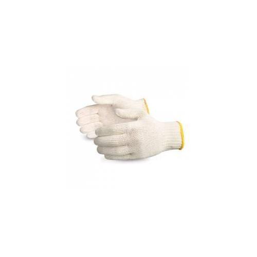 AIQS White Cotton Knitted Gloves, CN04