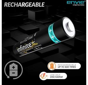Envie Rechargeble Cell AAA, 1.2V, 1100mAh