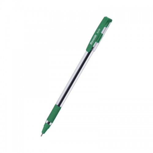 Reynolds Fine Grip Ball Pen, Green, Tip Size: 0.7mm