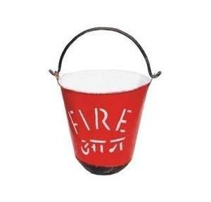 Fire Safety MS Bucket 10kg, Red