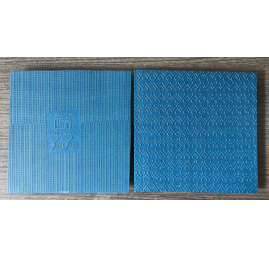 Shocksafer Electrical Insulation Polymer Rubber Mat , ( Elastomer Based ), Blue, 4x3 Ft