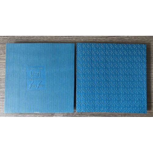Shocksafer Electrical Insulation Polymer Rubber Mat , ( Elastomer Based ), Blue, 4x3 Ft