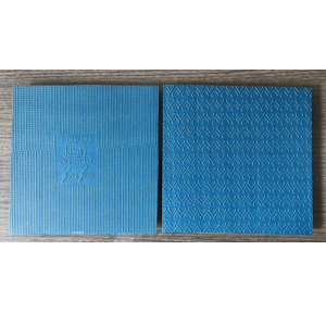Shocksafer Electrical Insulation Polymer Rubber Mat , ( Elastomer Based ), Blue, 3x1 Ft