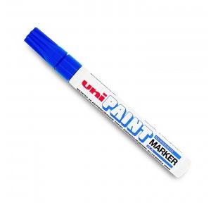 Uniball Uni Paint Marker, Bullet Shaped Acrylic Nib, Line Width Approx. 2.2mm - 2.8 mm, Blue PX-20