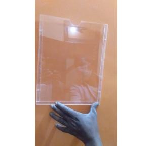 Checklist Holder Clear Acrylic A4 Size, Front Thickness: 2mm & Side Border 3mm