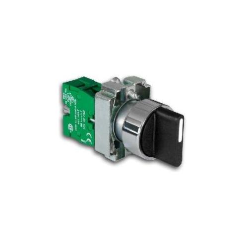 Teknic Selector Switch with 1NO & 1NC 2 POS Selector Switch + Contact Block (E2101+E2126)