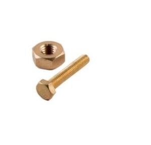 Brass Nut & Bolt (Diameter: 3 MM, Length 30MM)