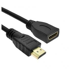 HDMI Cable With Connector On Both Side Male to Female, 0.5 Mtrs