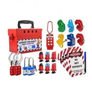 Loto Group Lockout Tagout Loto Kit 16 Items with Box