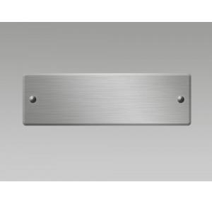 SS Name Plate Size- 60 CM (L) X 13 CM (B). Matter on all plates will be in both language Hindi & English.