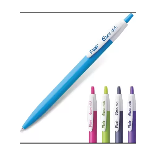 Flair Ezee Click Blue Ball Pen