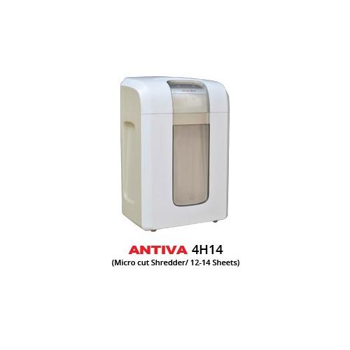 Anvita Paper Shredder Machine Continuous Running Micro Cut Noise Less 14 Sheets, 4H 14