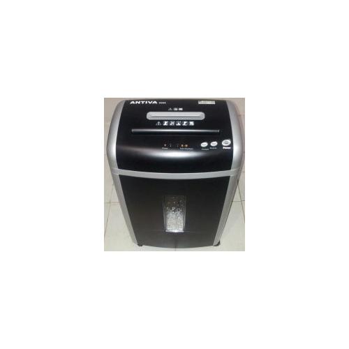 Antiva Paper Shredder Machine 9355CC Micro Cut Noise Less Shred Capacity -8Sheets Weight-14Kg Approx, Waste Volume-18Liters Dimensions in 570X360X270 mm, Auto  On/Off & Thermal Cut off , Bin full indication, Auto Reverse ,Shred Paper, CD & Credit Cards
