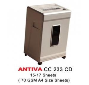 Anvita Paper Shredder Machine Cross Cut 15-17 Sheets, CC 233 CD 