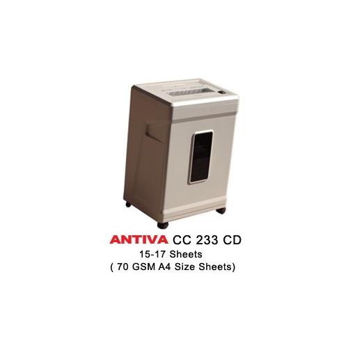 Anvita Paper Shredder Machine Cross Cut 15-17 Sheets, CC 233 CD 