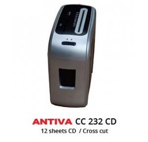 Anvita Paper Shredder Machine Cross Cut 12 Sheets, CC 232 CD 