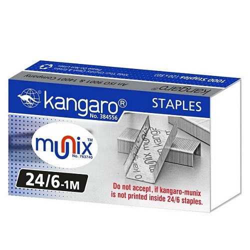 Kangaro Stapler Pins No 24/6 Pack of 20