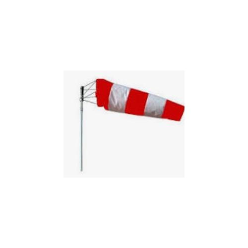 Safety Windsock Indicator Flag (Red and White)