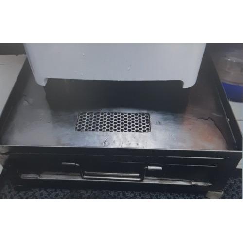 Water Dispenser Stand with Tray 304 Stainless Steel, 18Lx18Wx7.2H Inch