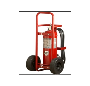 Fire Extinguishers Metal Stand With 2 Wheels for 9kg ABC Cylinder