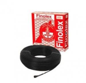 Finolex 10 Sqmm 1 Core Heavy Duty Unsheathed Copper Flexible Cable, 1 Mtr (Black)