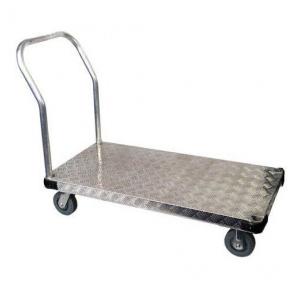 MS Platform Trolley, Foldable Handle, Weight Capacity - 500 kg, Size - 4x2 Feet