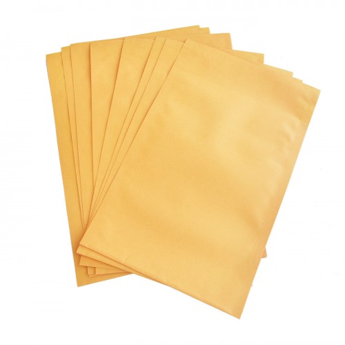 Yellow Envelope Plastic Coated (75 GSM) 10x14 Inch