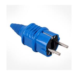 Zetalux Industrial Plug 16A 2 Pin 2P IP44, 12