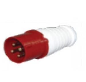 Zetalux Industrial Plug 16A 4 Pin 3P+E IP44, 24