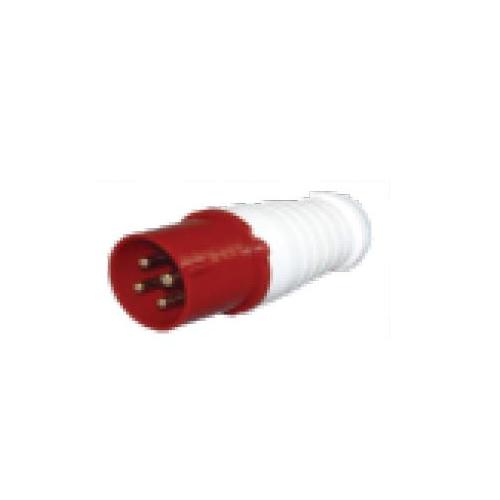 Zetalux Industrial Plug 16A 4 Pin 3P+E IP44, 24