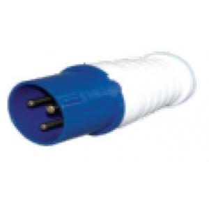 Zetalux Industrial Plug 16A 3 Pin 2P+E IP44, 23