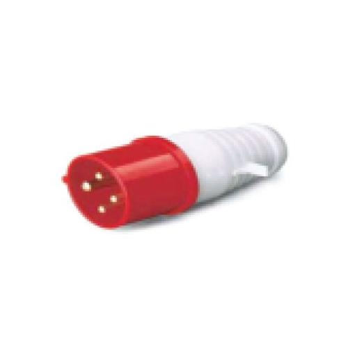 Zetalux Industrial Plug 16A 4 Pin Plug 3P+E IP44, 14