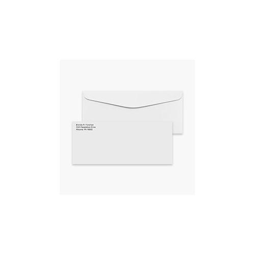A4 White Envelope With Address Printing In Single Black Color