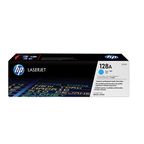 HP 128A Original LaserJet Toner Cartridge 365 x 100 x 110 mm Cyan CE321A