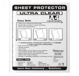 Worldone LF003A Thick Sheet Protector, Size: A3