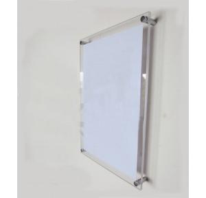 Acrylic Sandwich Board With 3mm Back and Front Acrylic, 24x18 Inch, 1 Inch SS Stud