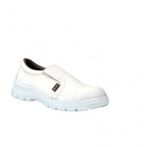 JCB Cleanpro Single Density Steel Toe Safety Shoes White, Size: 6