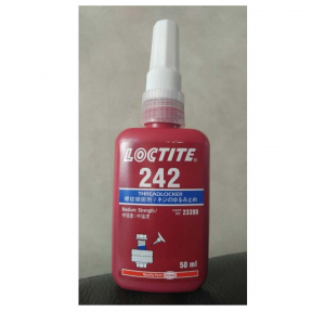 Loctite 242 Medium Strength Threadlocker Bottle Blue, 50 ml