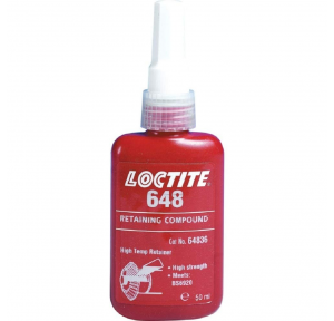 Loctite 648 High Strength Retaining Compound Bottle Blue, 50 ml