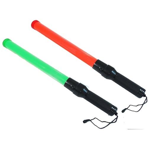 Traffic Baton Lights, Green & Red, Length - 21 Inch