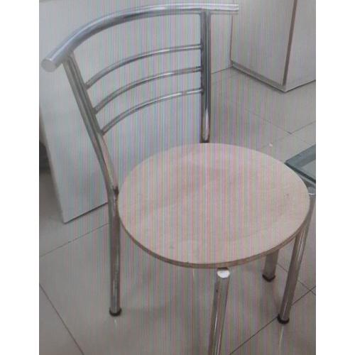 SS Chair Grade 202, Seating Platform 16 Inch, Pipe: 1 Inch, Height:18 Inch