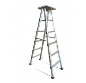 Aluminium Ladder, A Type, Height 12 Feet, Thickness 2.1 mm