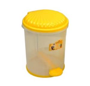 Dustbin Yellow Color Plastic 5 Ltr