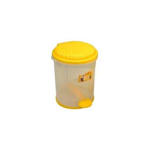 Dustbin Yellow Color Plastic 5 Ltr