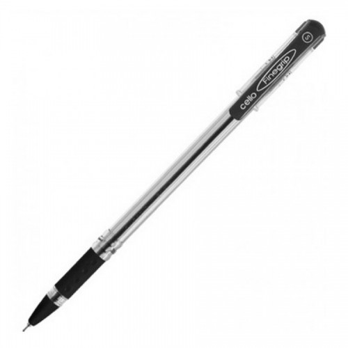Cello Black Fine Grip Ball Pen, Tip Size: 0.7 mm