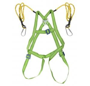 Mascot Double Rope Safety Harness Green With ISI Mark- IS: 3521