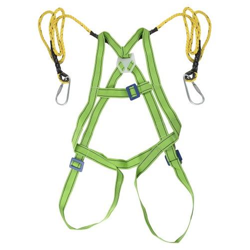Mascot Double Rope Safety Harness Green With ISI Mark- IS: 3521