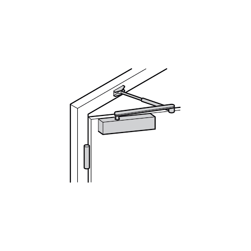 Hafele Overhead Surface Mounted Door Closer 931.84.829 DCL 51