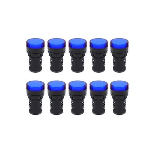 Panel Mount LED Indicator, 240V AC (Blue), (Pack of 10 pcs)