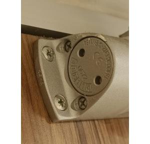 Geze  Rack and Pinion Door Closer With Link Arm TS 1000C Closing Force: 2/3 Finish: Silver